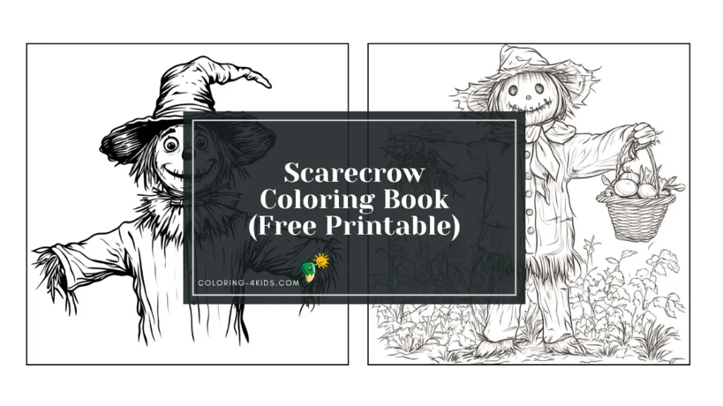 Scarecrow Coloring Book