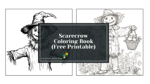 Scarecrow Coloring Book