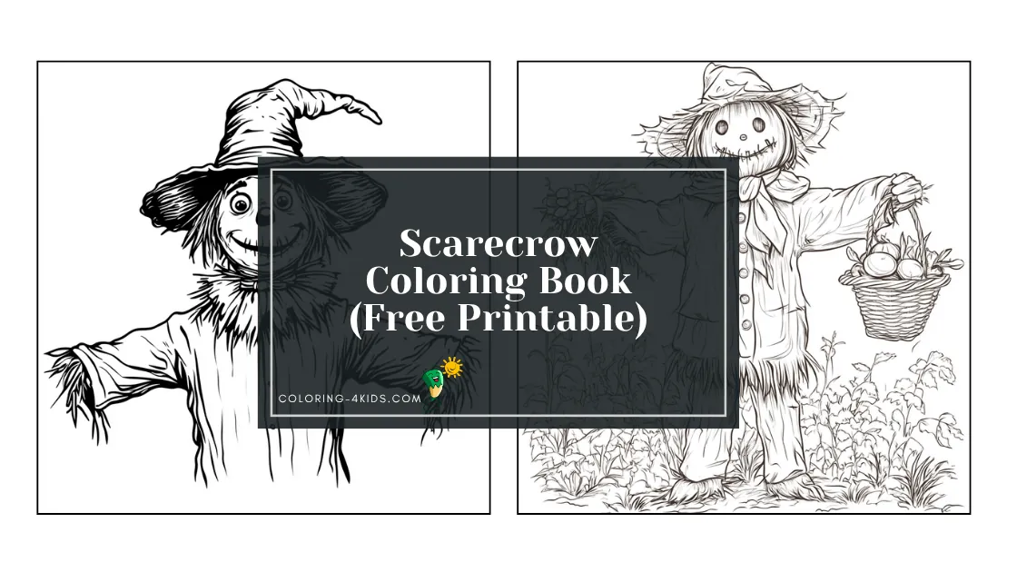 Scarecrow Coloring Book