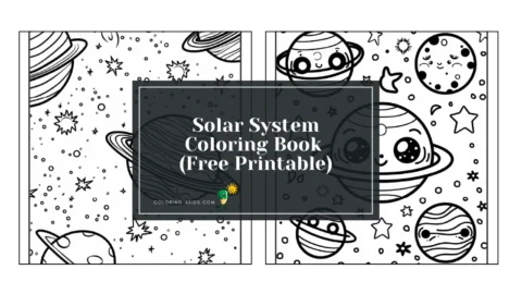 Solar System Coloring Book