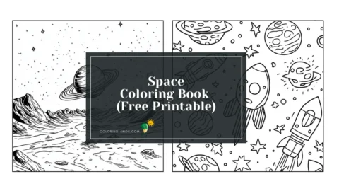 Space Coloring Book