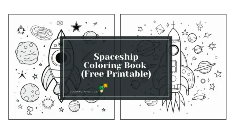 Spaceship Coloring Book