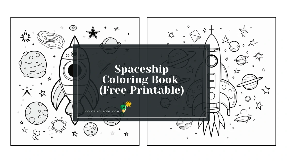 Spaceship Coloring Book