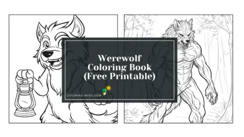Werewolf Coloring Book