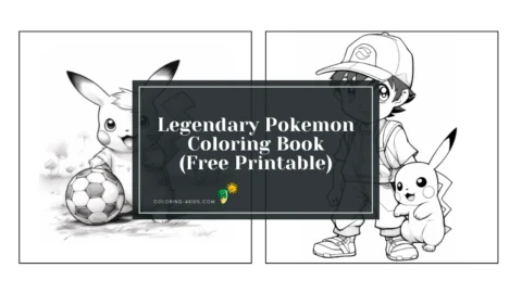 legendary pokemon coloring book