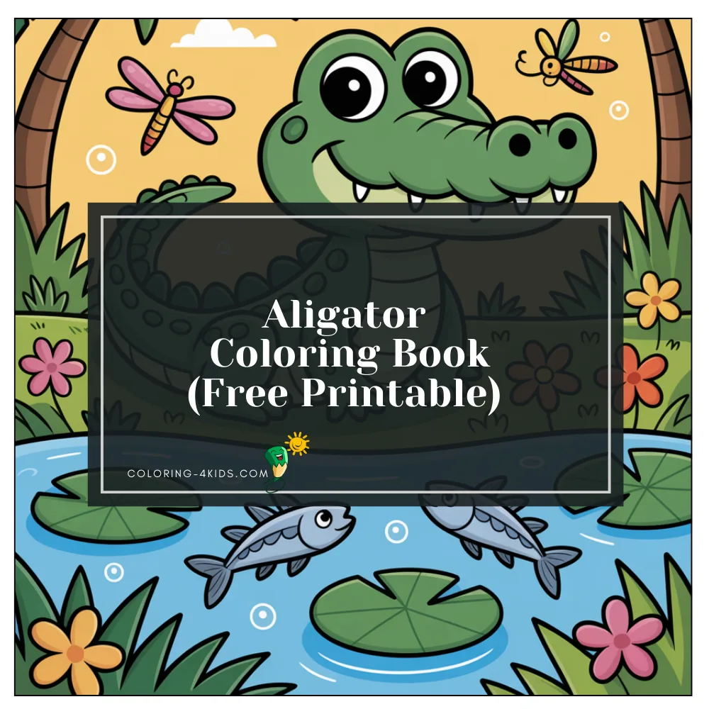 Alligator Coloring Pages