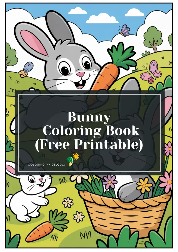 Bunny Coloring Book cover