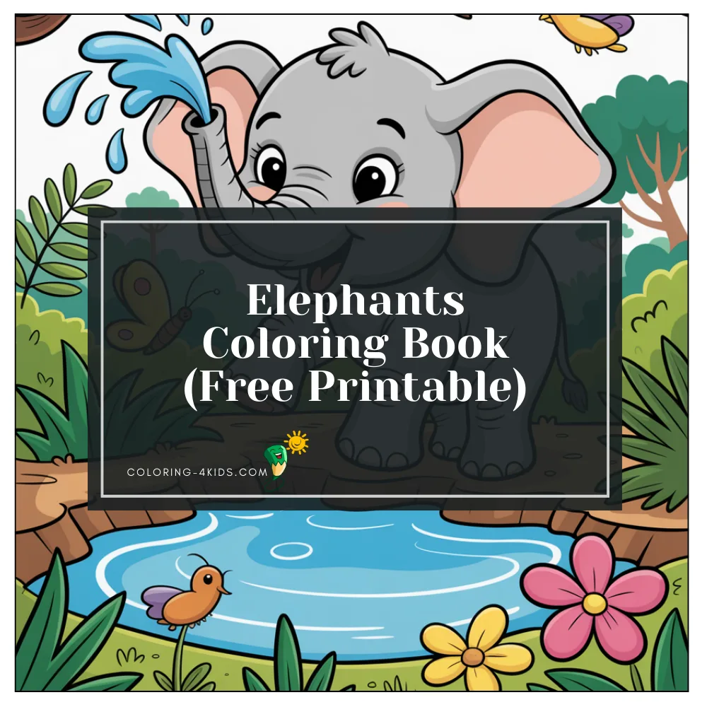 Elephant Coloring Pages