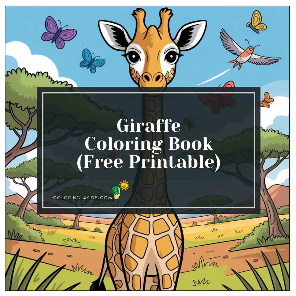 Giraffe Coloring Pages