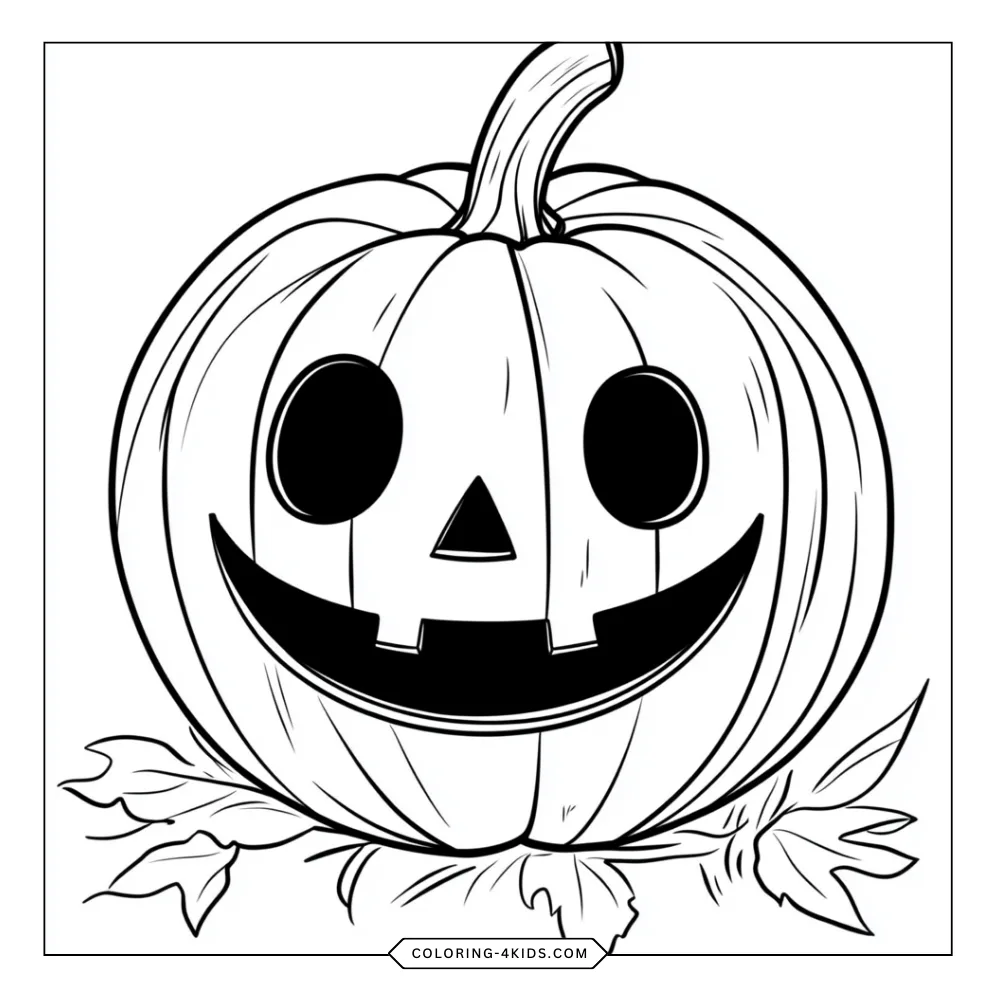Jack O Lantern Coloring Book preview page 3