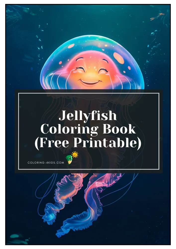 Jellyfish Coloring Book cover
