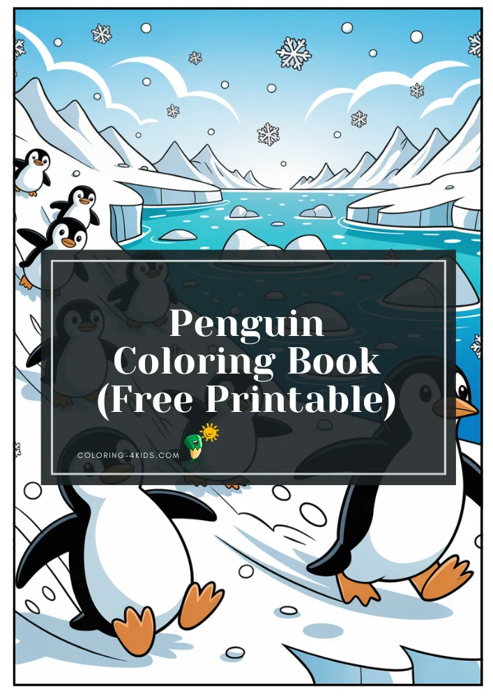 Penguin Coloring Pages