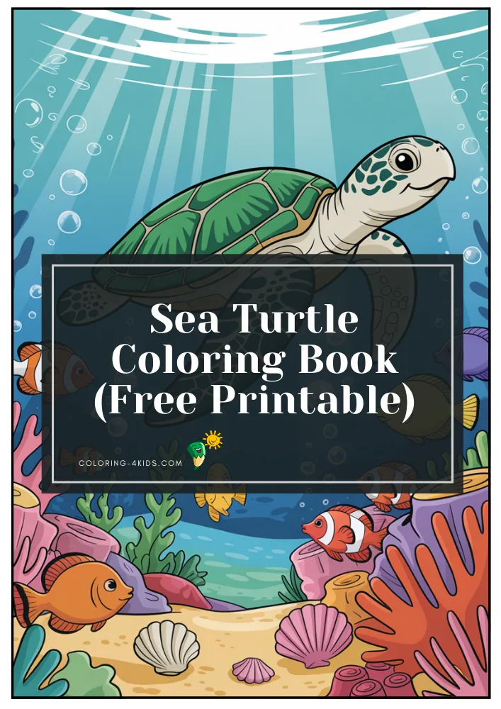 Sea Turtle Coloring Pages