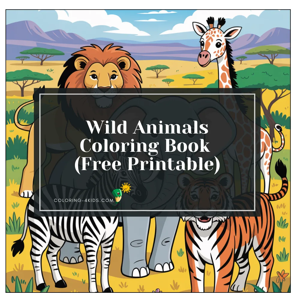 Wild Animals Coloring Pages