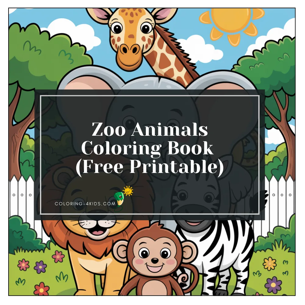 Zoo Animal Coloring Pages