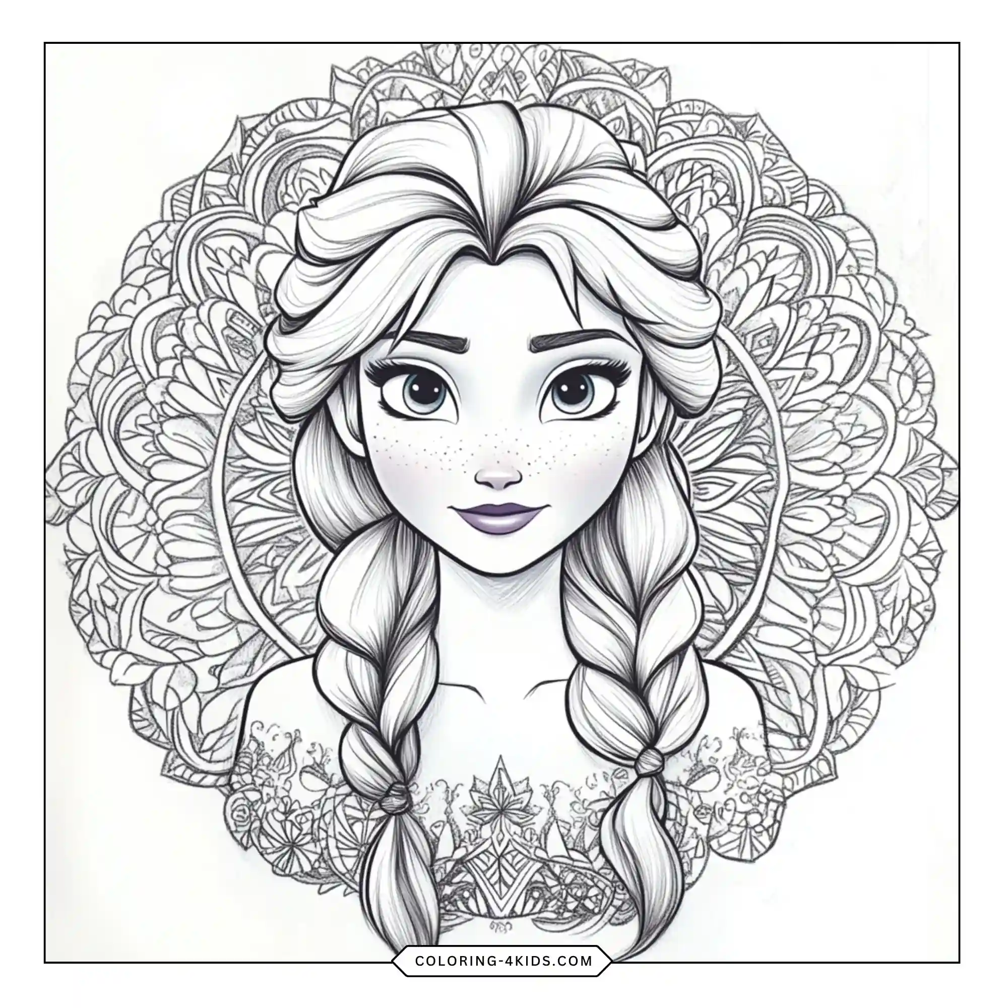 Aurora Coloring Pages coloring page for kids