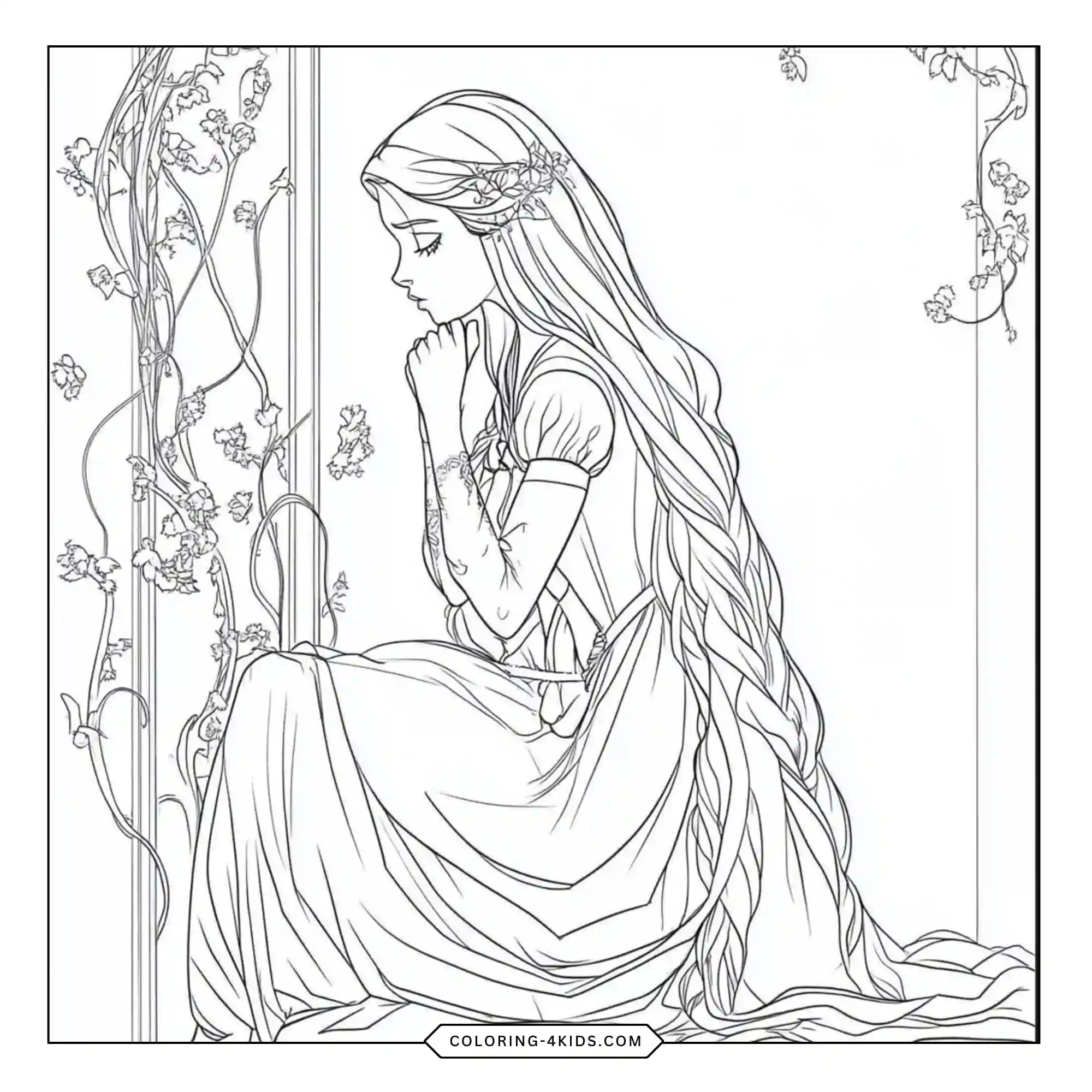 Aurora Coloring Pages coloring page for kids