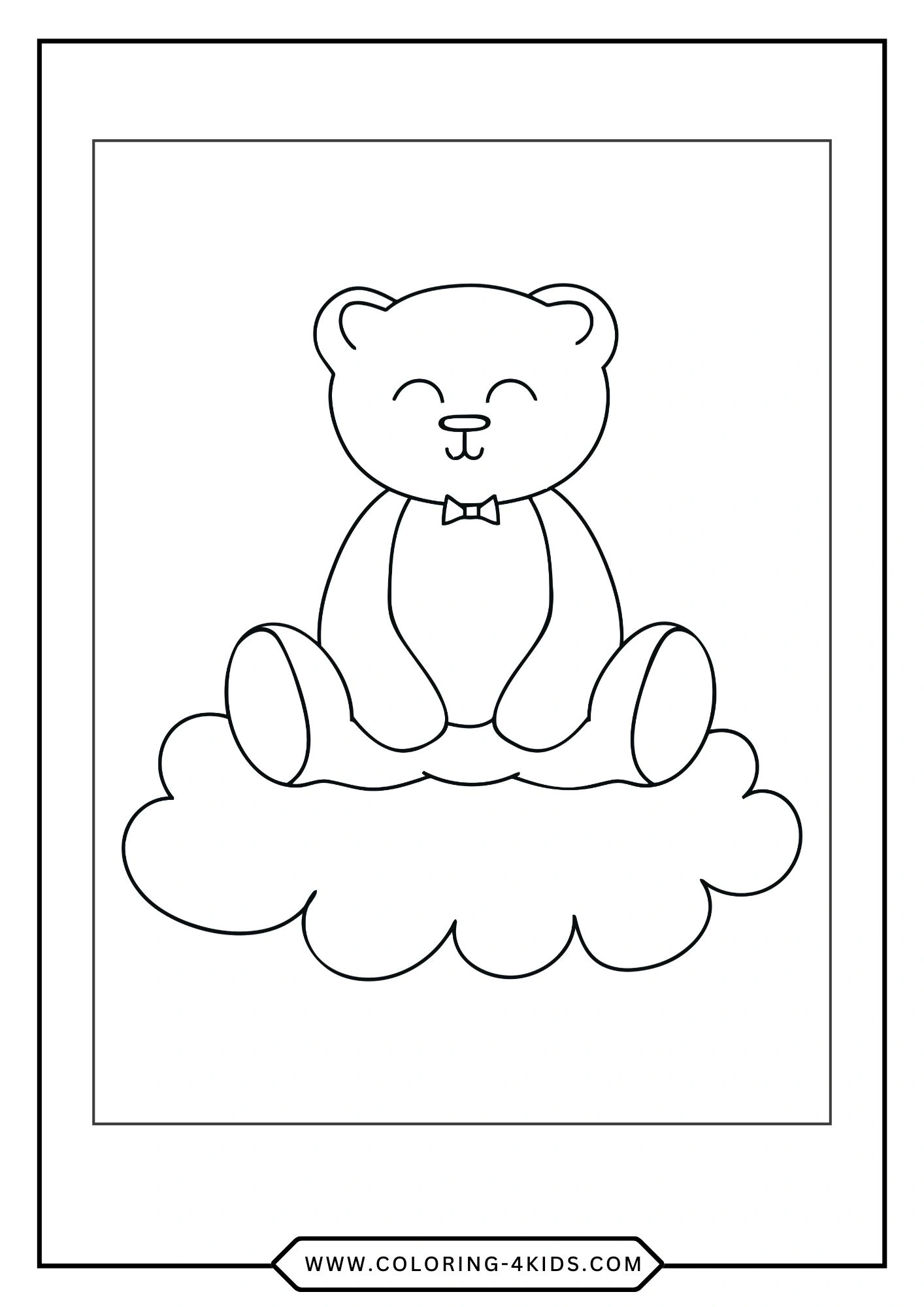 Bear Coloring Pages coloring page for kids