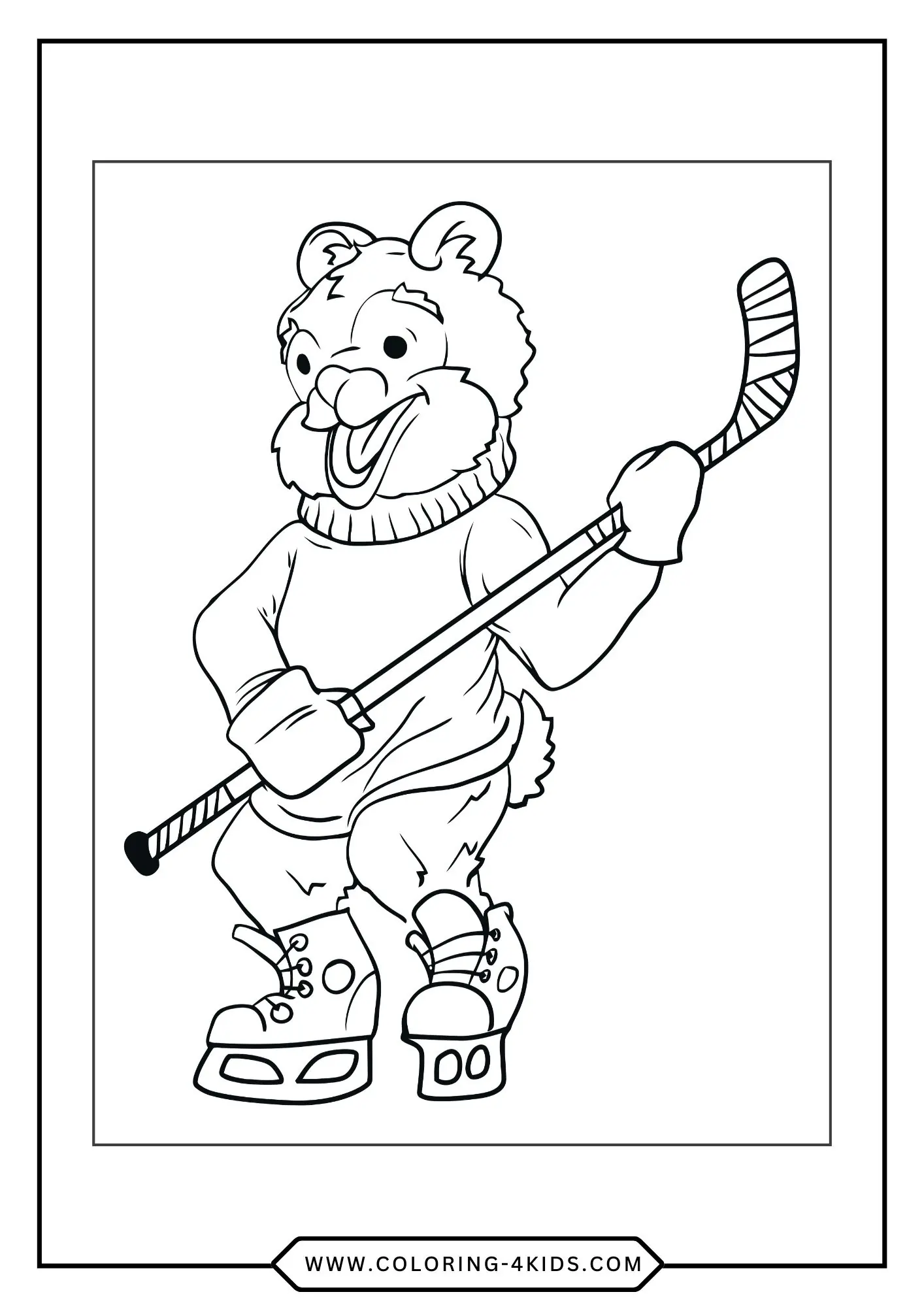 Bear Coloring Pages coloring page for kids