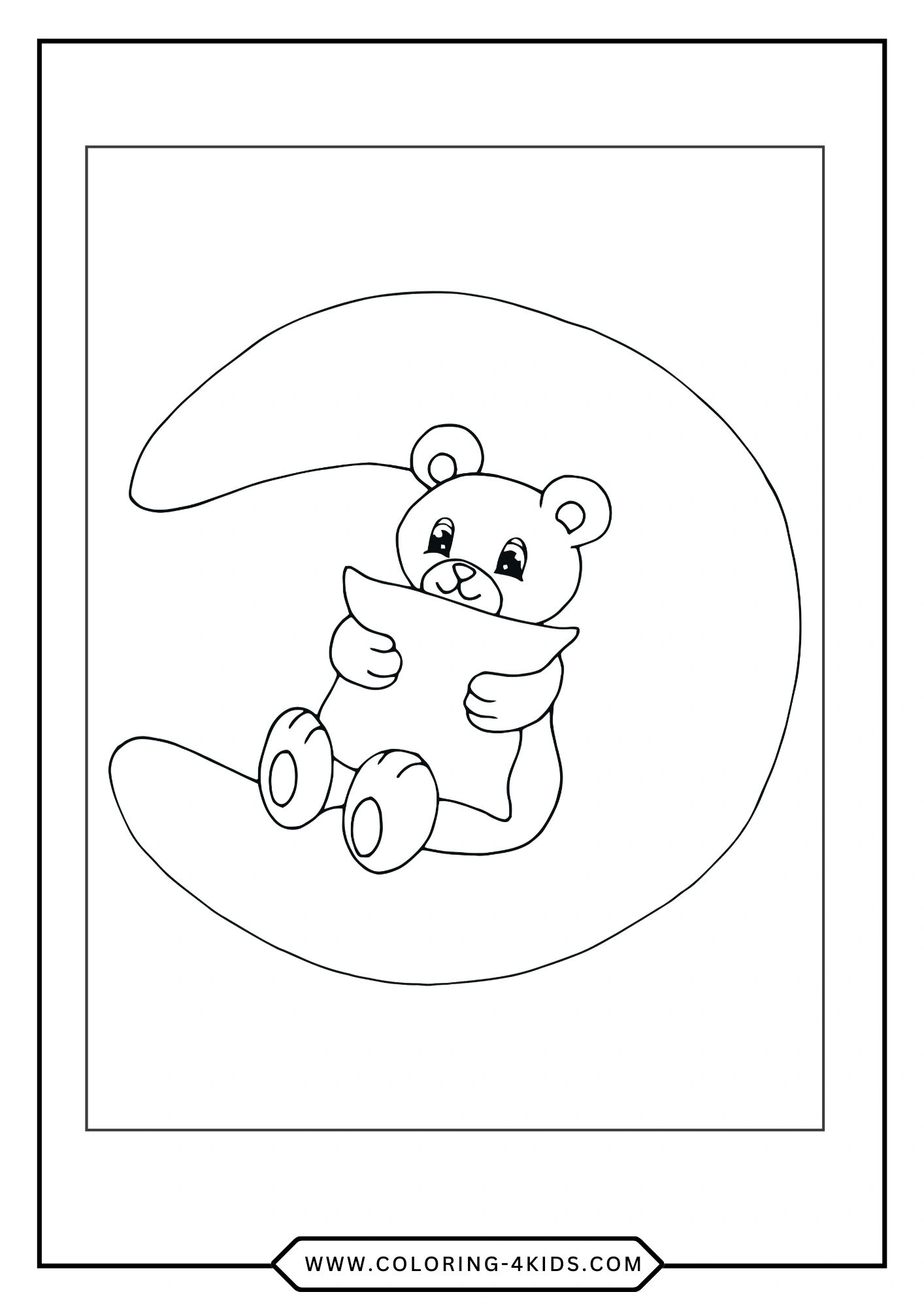 Bear Coloring Pages coloring page for kids