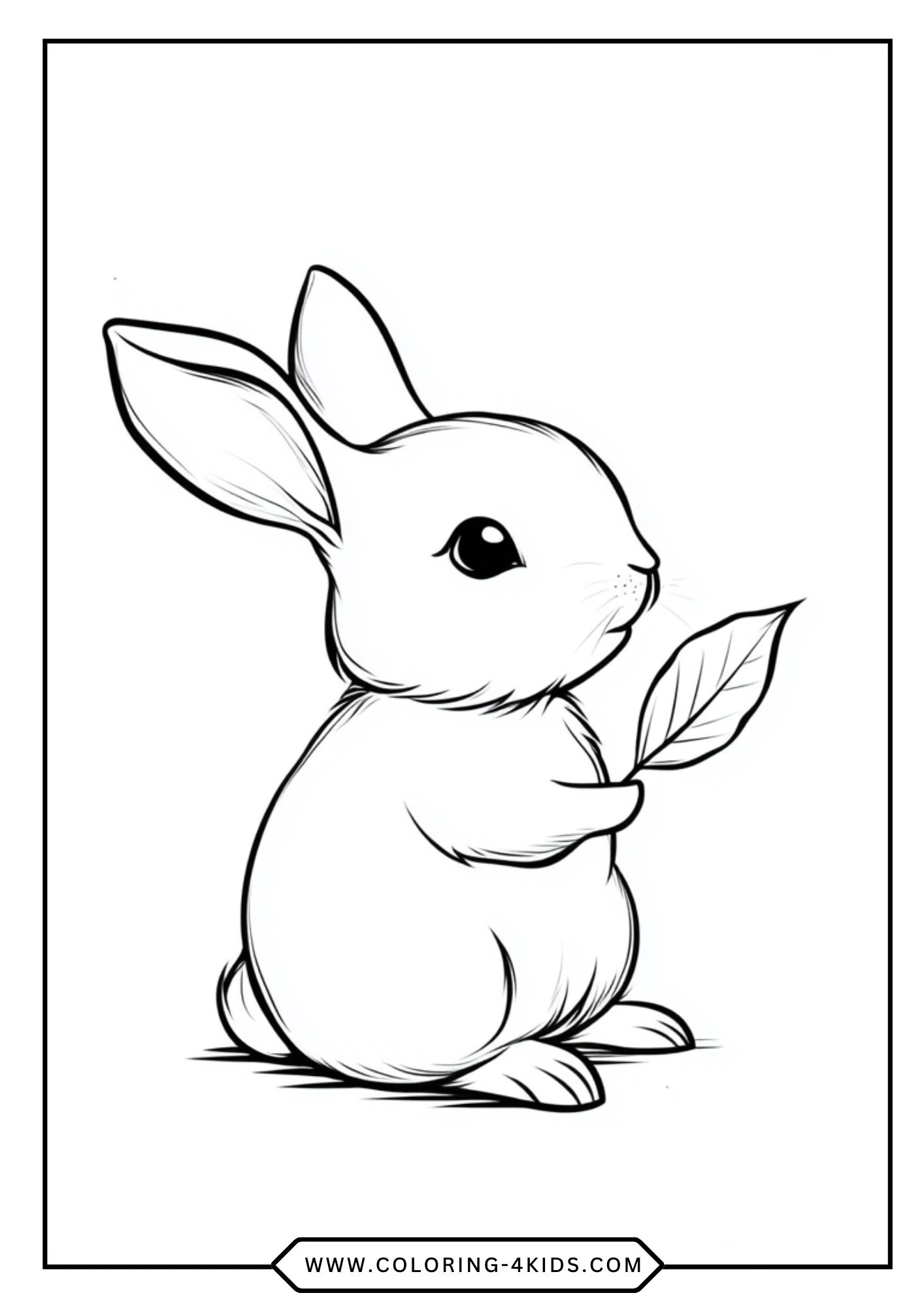 Bunny Coloring Pages coloring page for kids