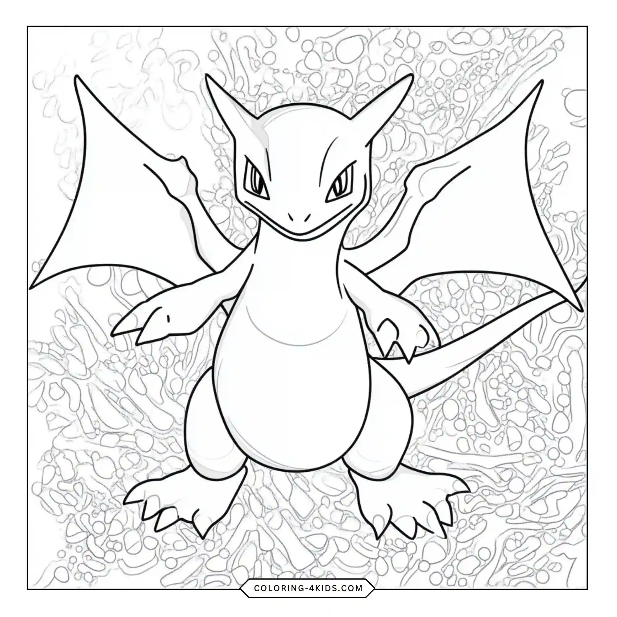 Charizard Coloring Pages coloring page for kids