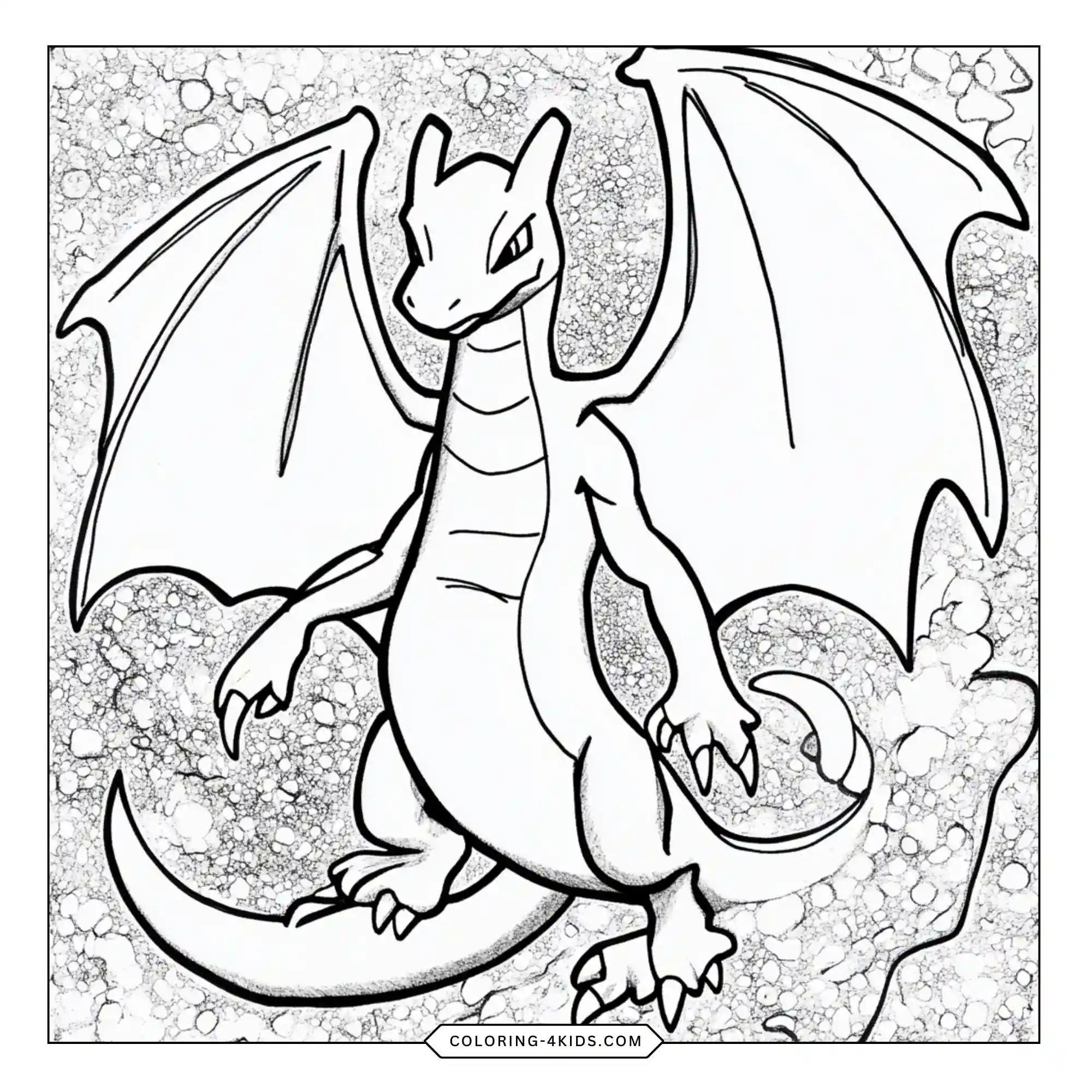 Charizard Coloring Pages coloring page for kids