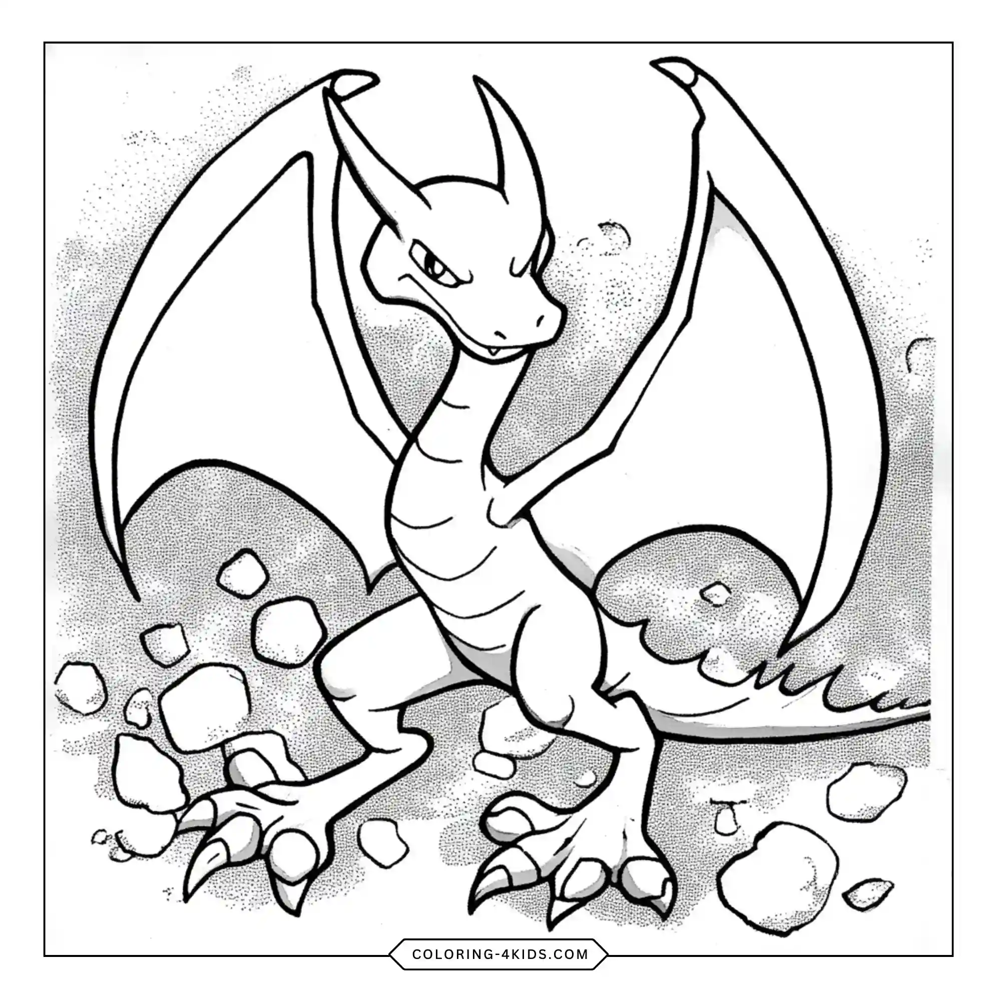 Charizard Coloring Pages coloring page for kids