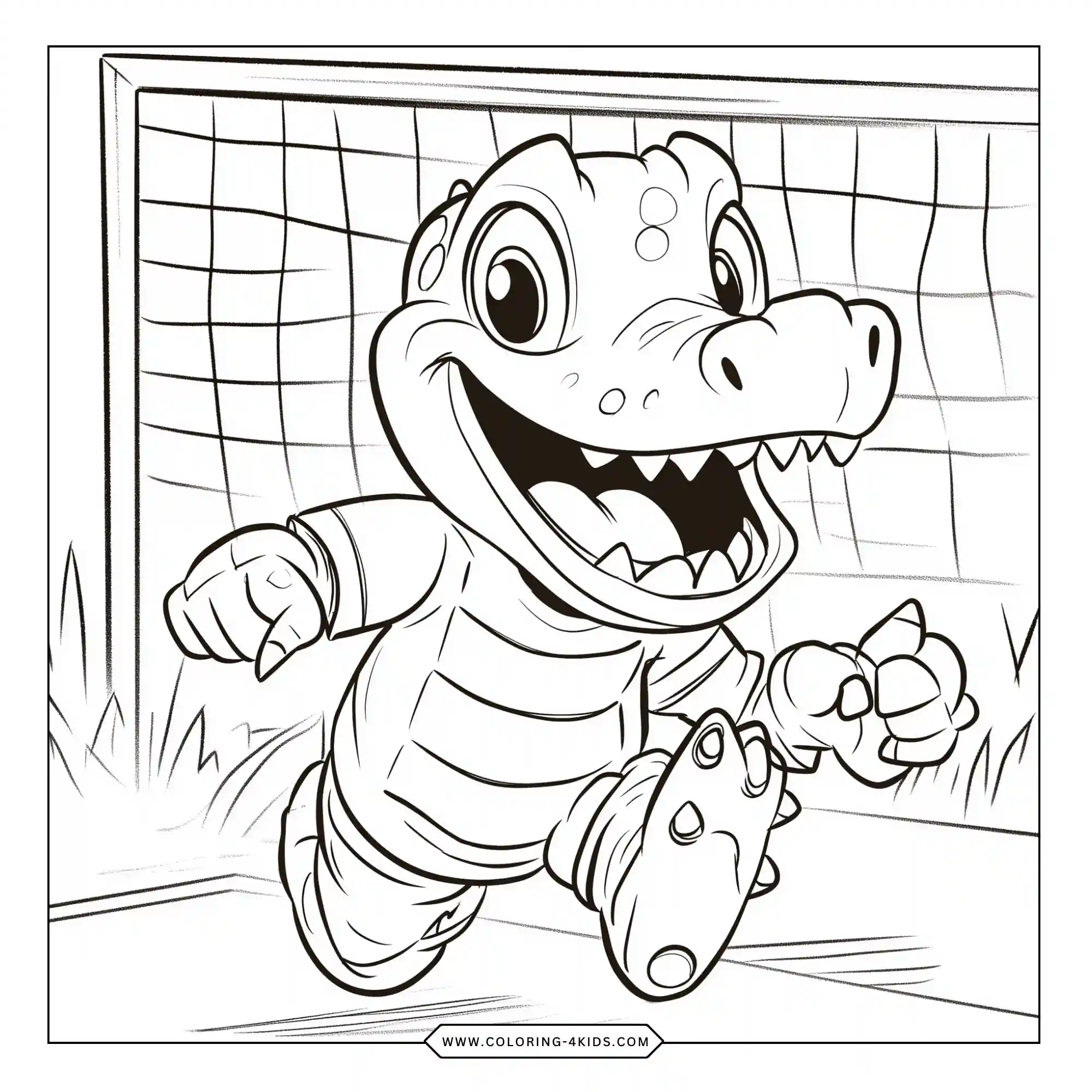 Printable Crocodile Coloring Pages coloring page for kids