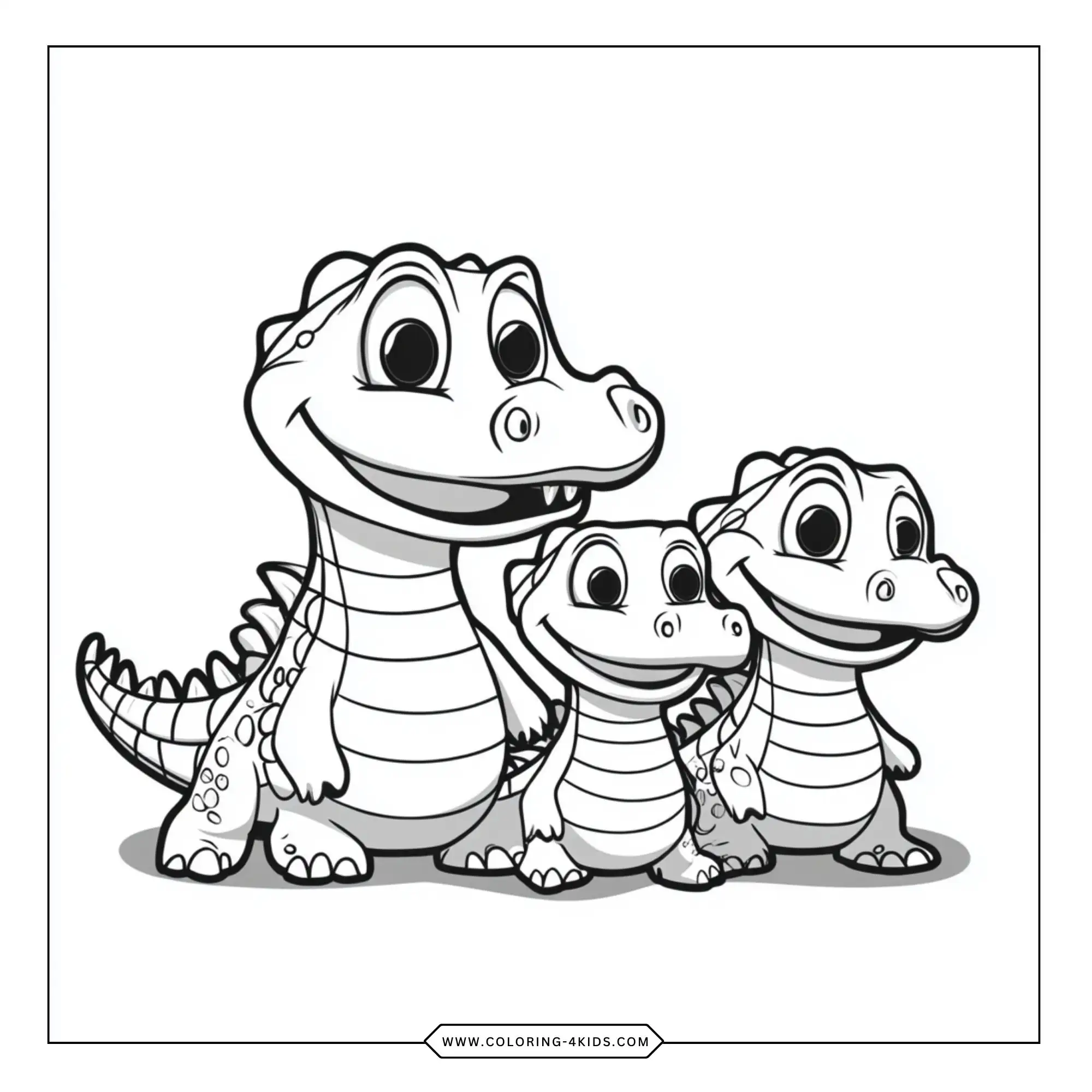 Crocodile Coloring Pages coloring page for kids
