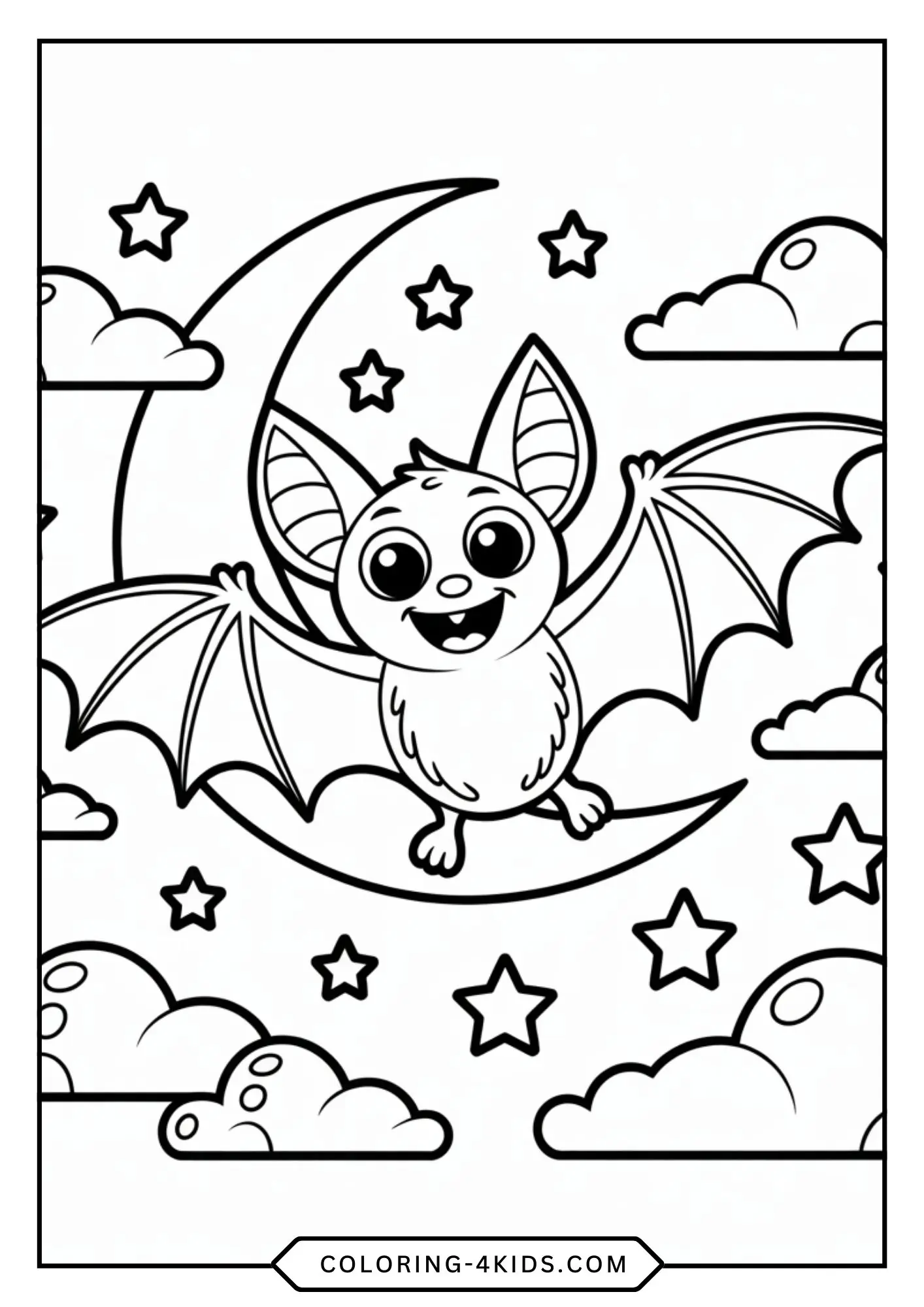 Cute Spooky Halloween Coloring Pages coloring page for kids