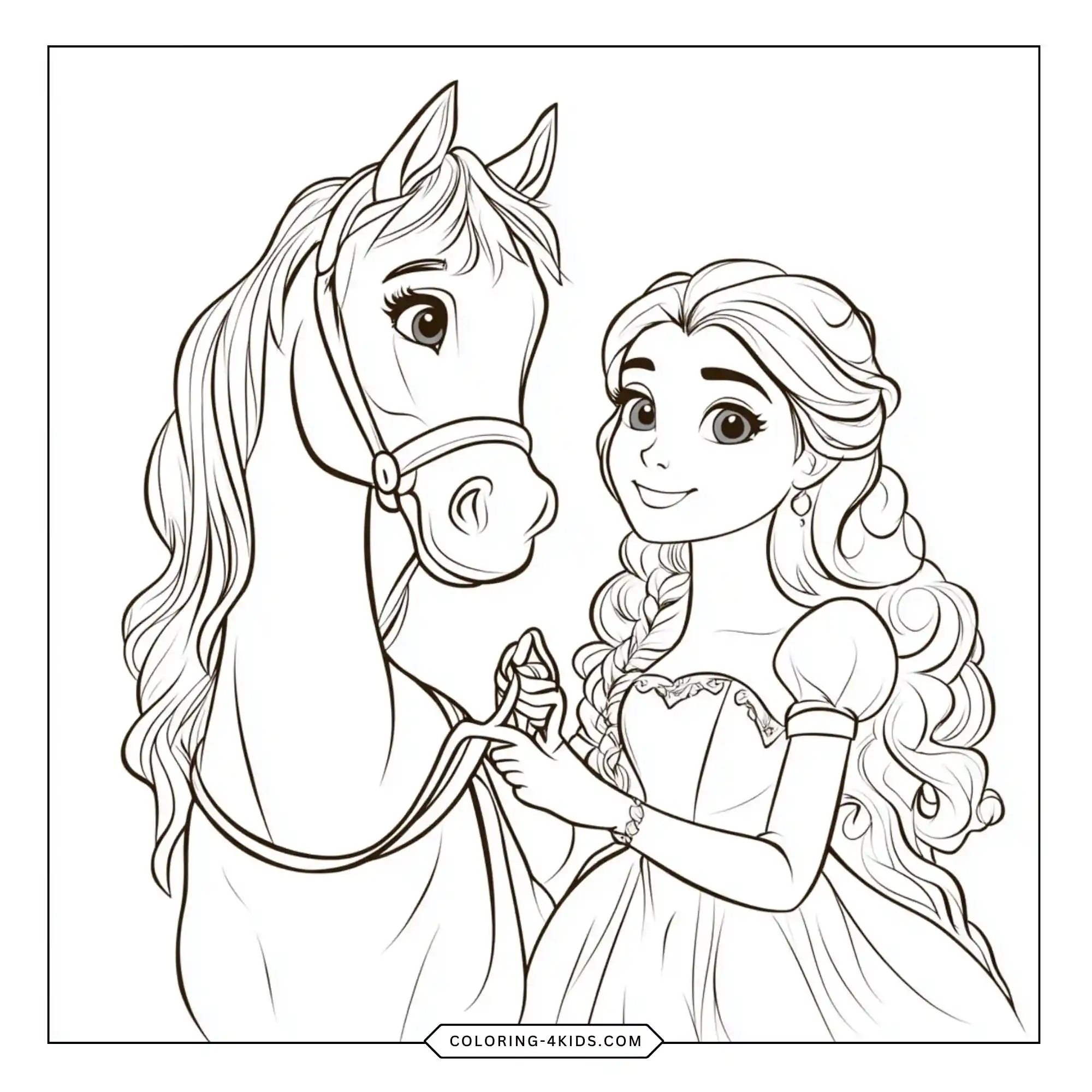 Disney Belle Coloring Pages coloring page for kids