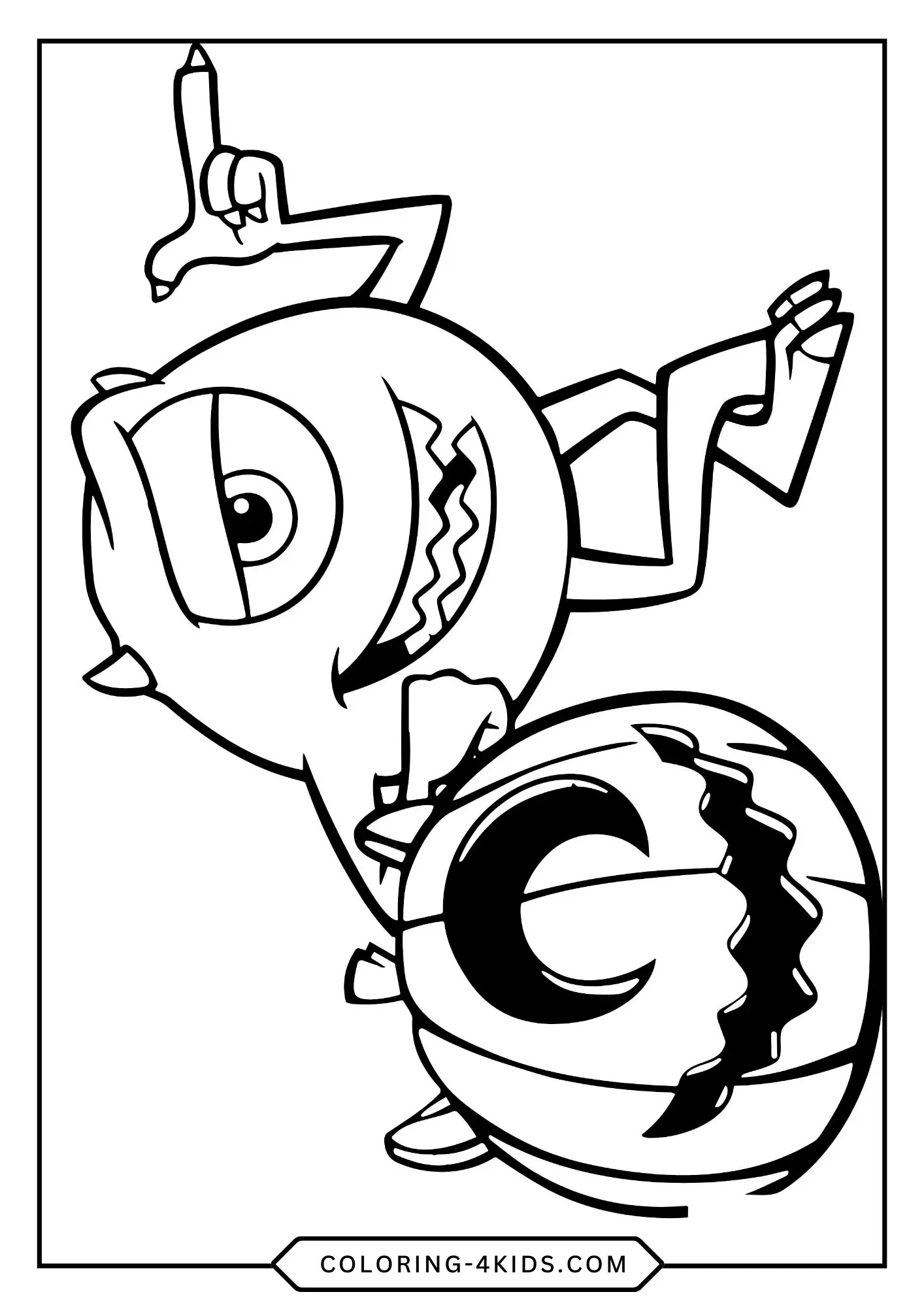 Printable Disney Halloween Coloring Pages coloring page for kids