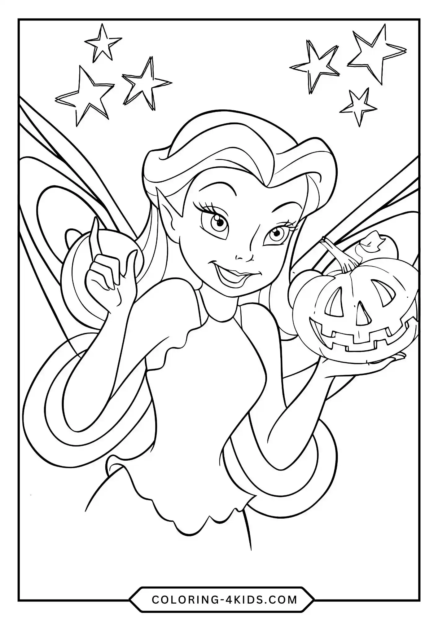 Printable Disney Halloween Coloring Pages coloring page for kids