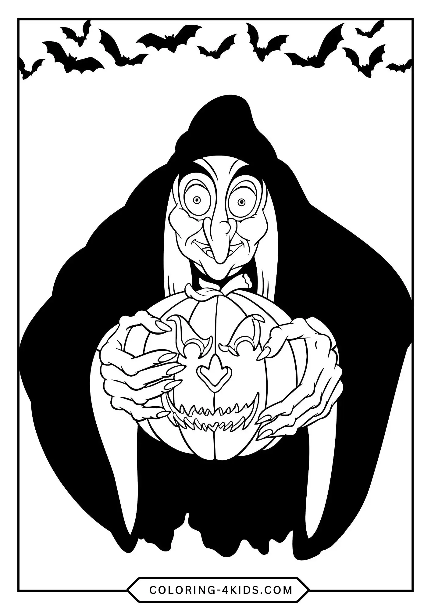 Free Disney Halloween Coloring Pages coloring page for kids