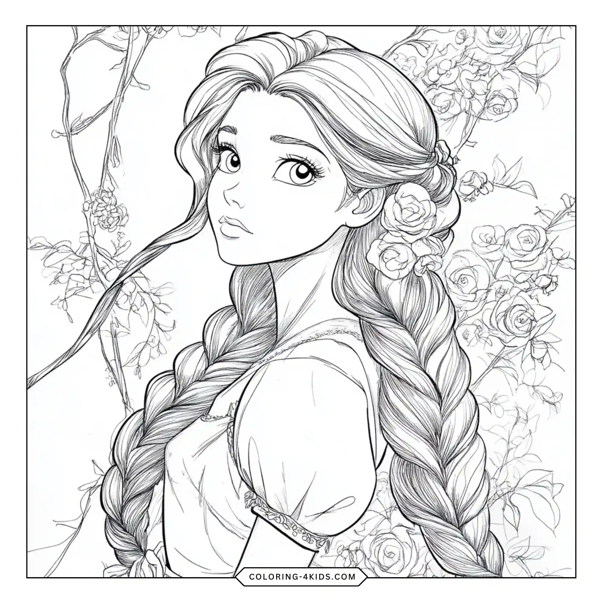 Free Disney Princess Coloring Pages coloring page for kids