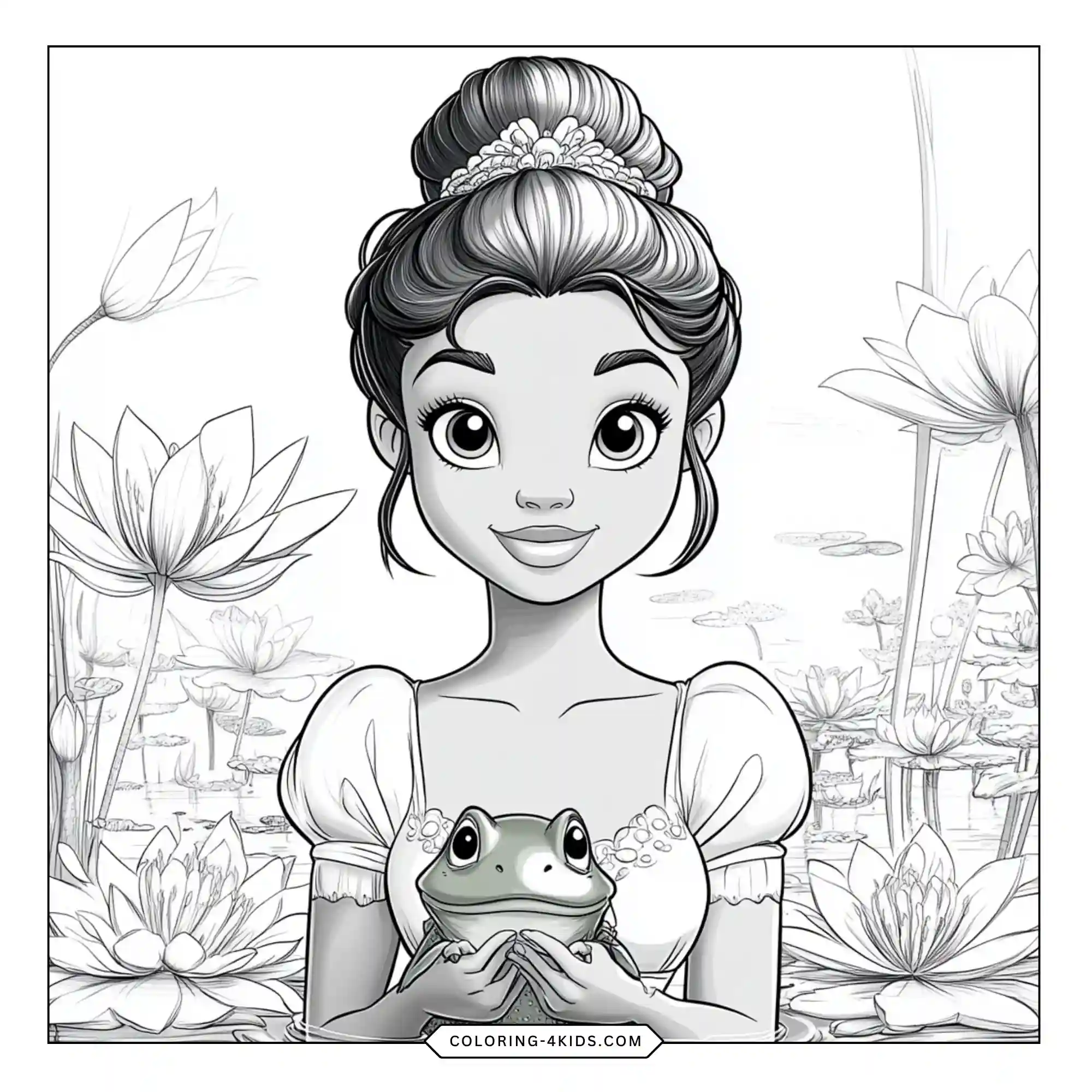 Free Disney Princess Coloring Pages coloring page for kids