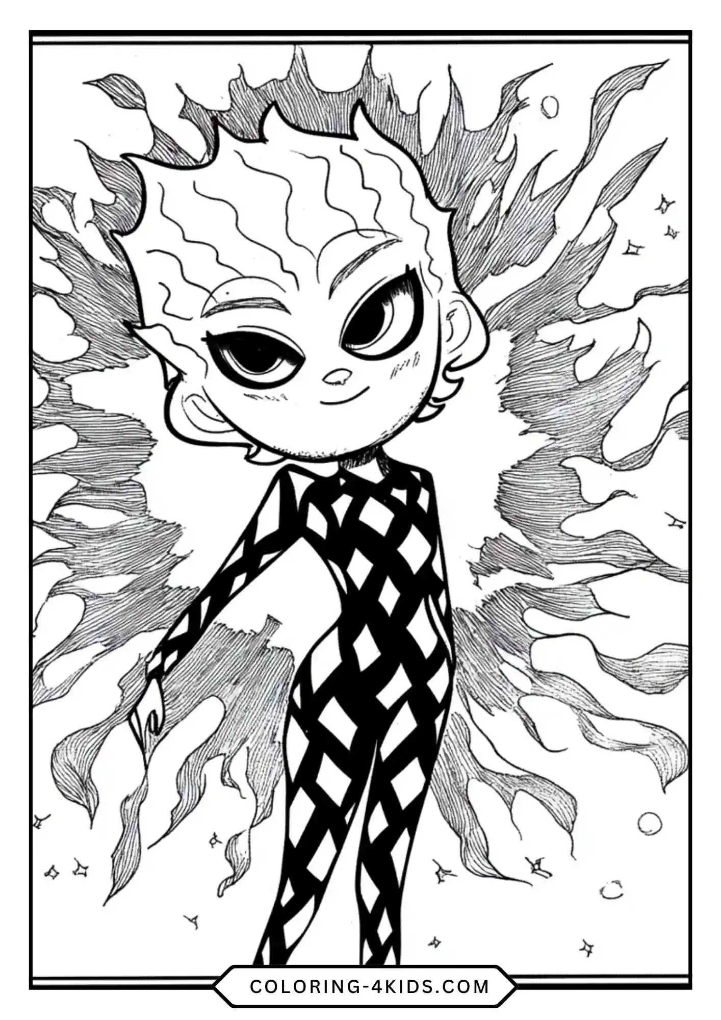 Printable Elemental Coloring Pages coloring page for kids