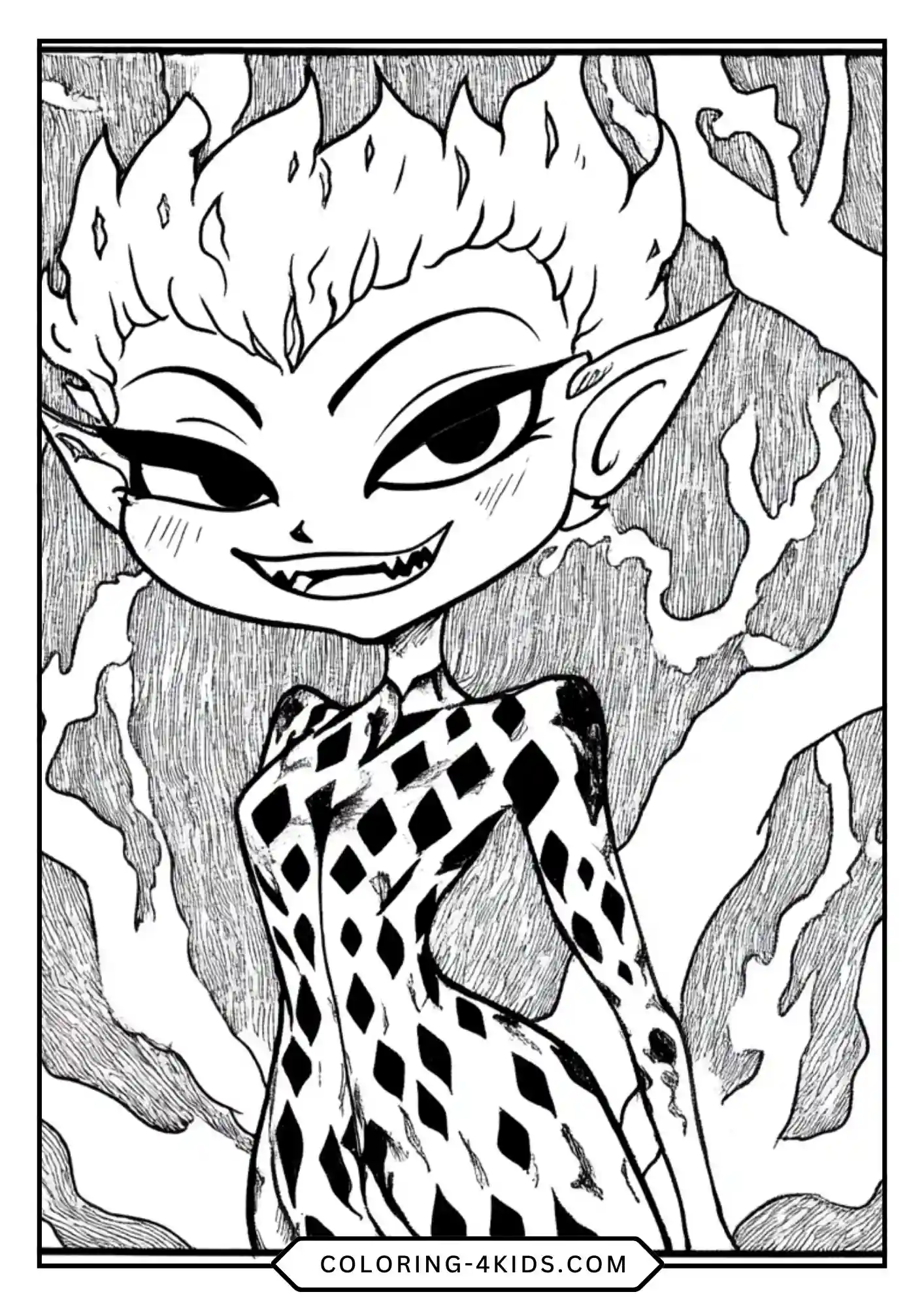 Elemental Coloring Pages coloring page for kids