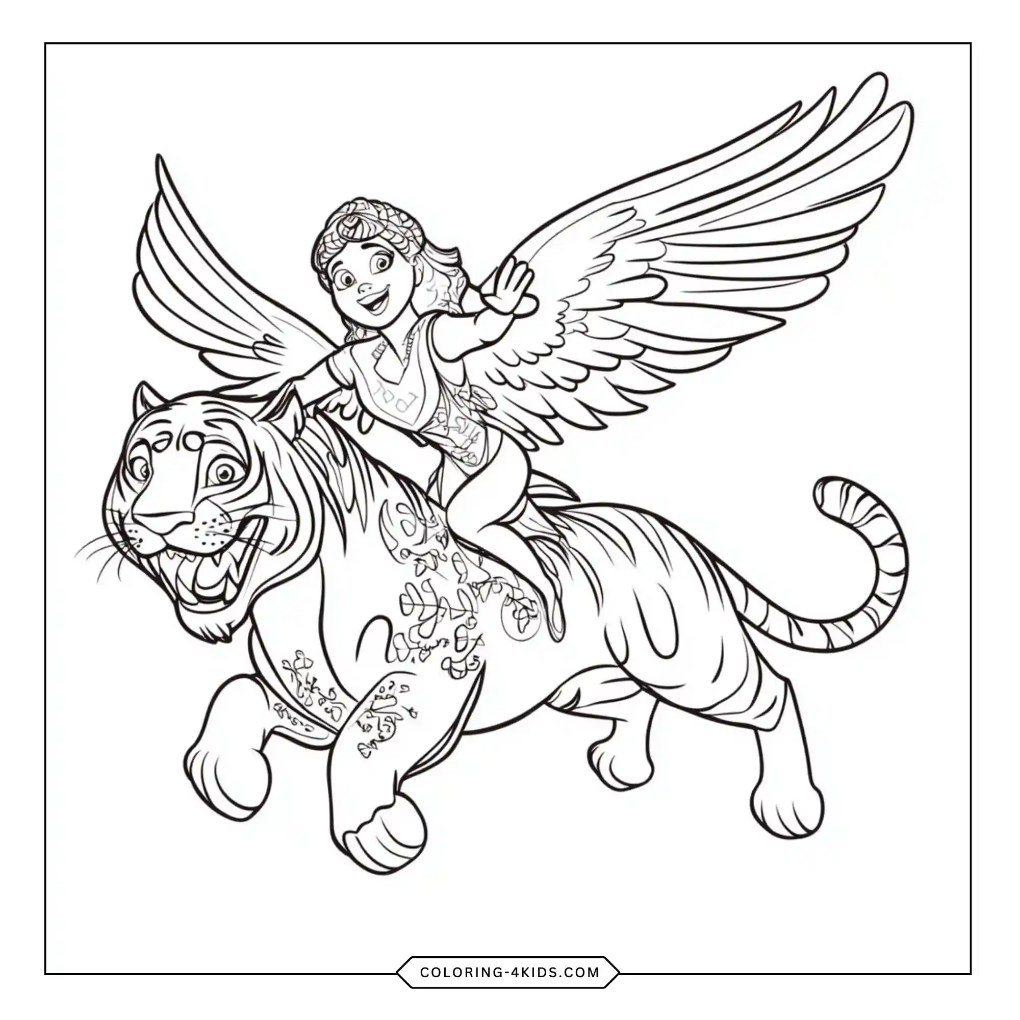 Printable Elena Of Avalor Coloring Pages coloring page for kids