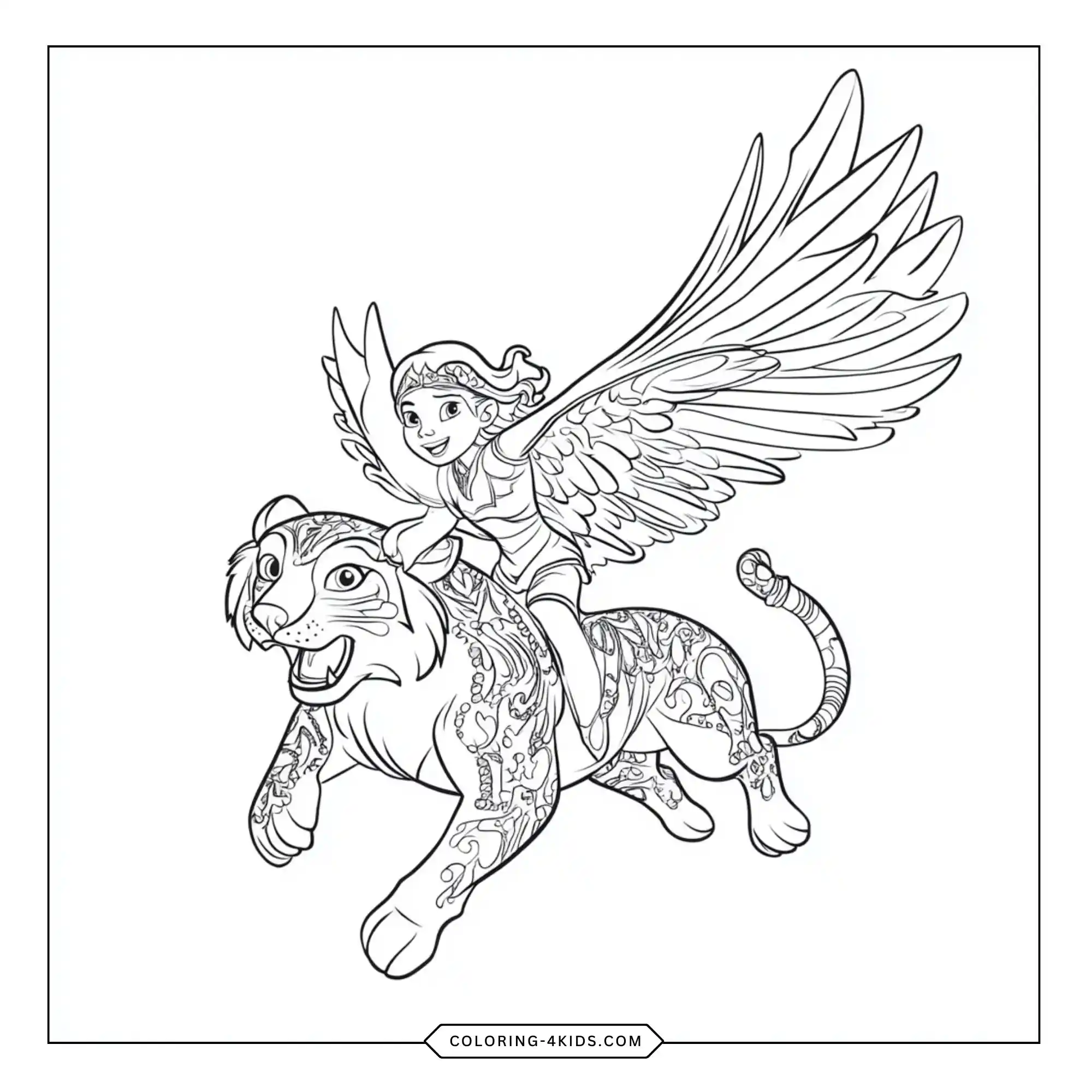 Printable Elena Of Avalor Coloring Pages coloring page for kids