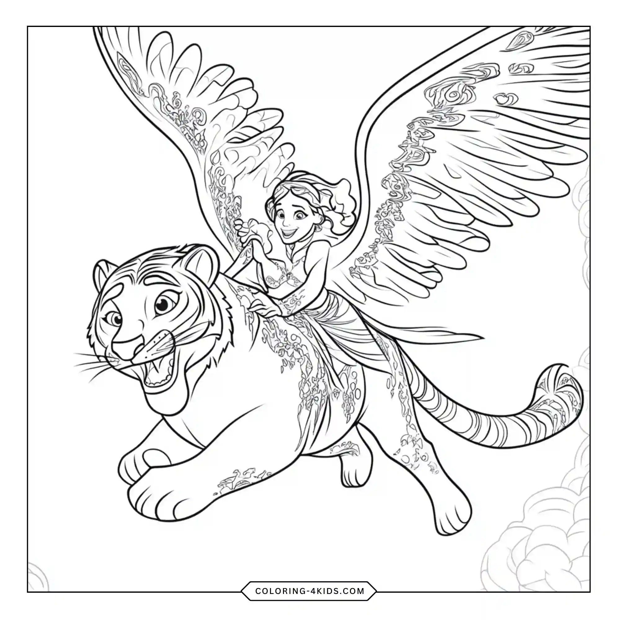 Elena Of Avalor Coloring Pages coloring page for kids