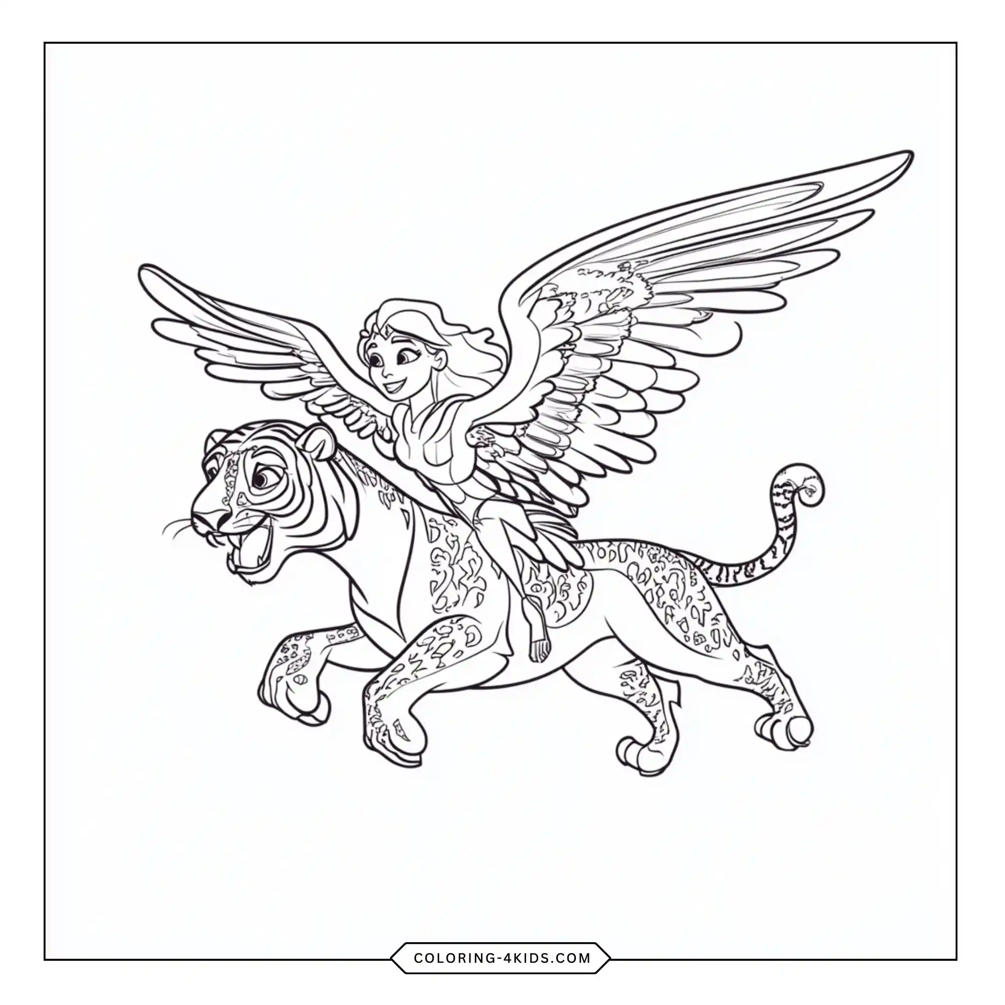 Printable Elena Of Avalor Coloring Pages coloring page for kids