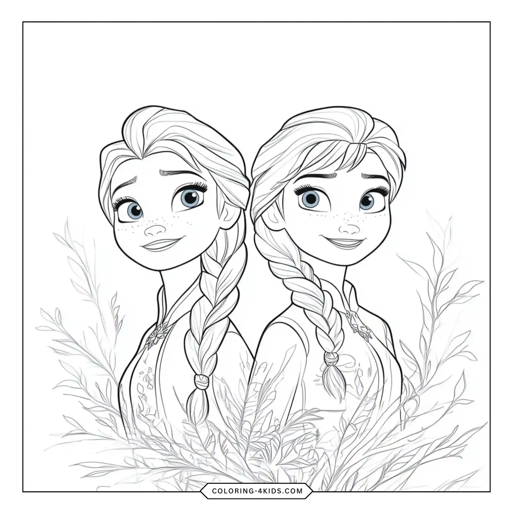 Elsa Frozen Coloring Pages coloring page for kids
