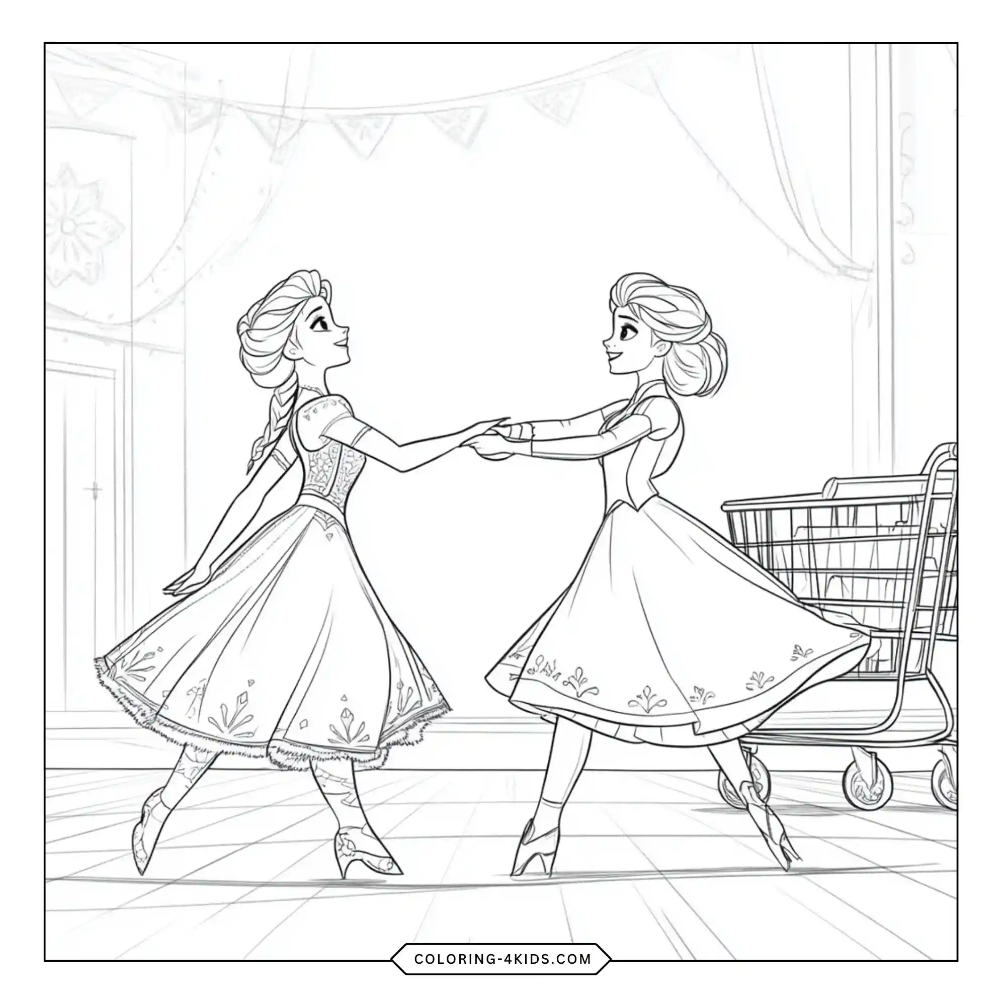 Elsa Frozen Coloring Pages coloring page for kids