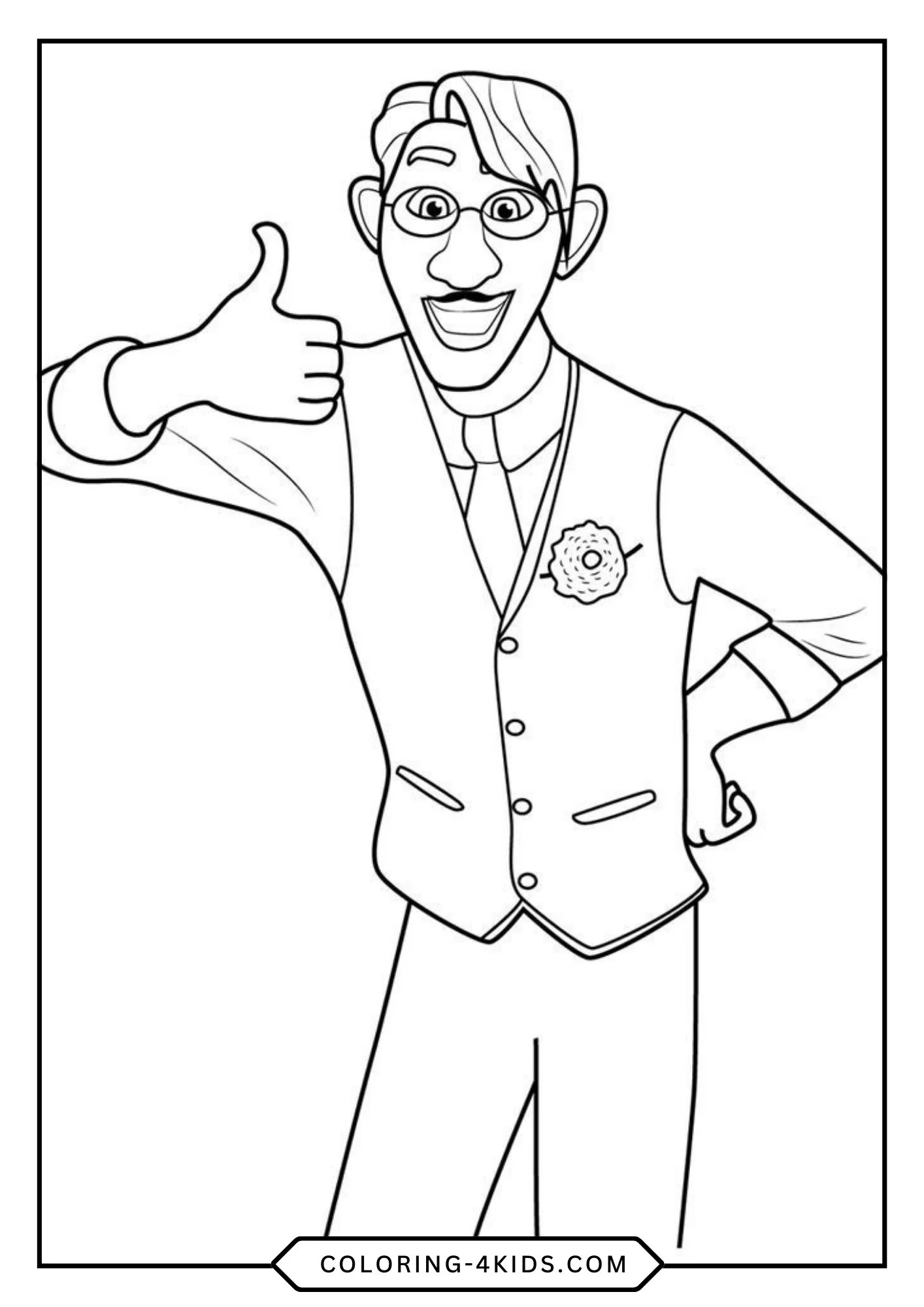 Printable Encanto Coloring Pages coloring page for kids