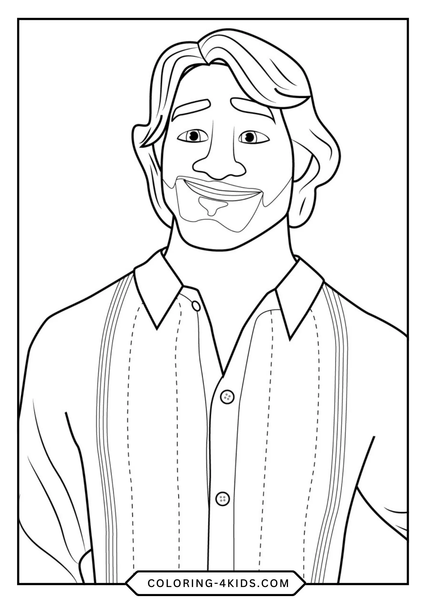 Free Encanto Coloring Pages coloring page for kids