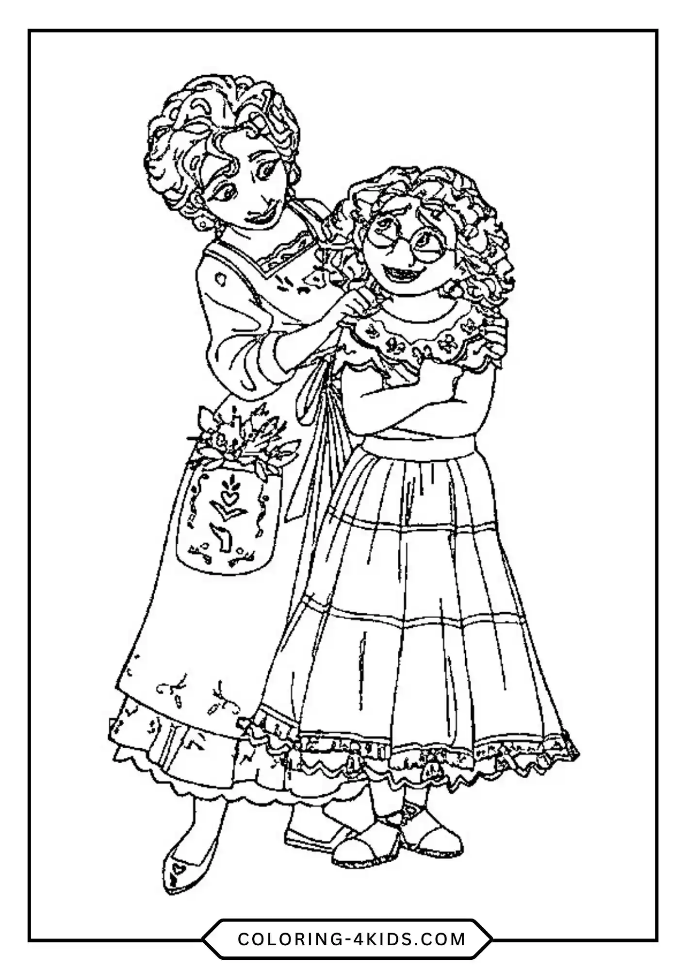 Encanto Coloring Pages coloring page for kids