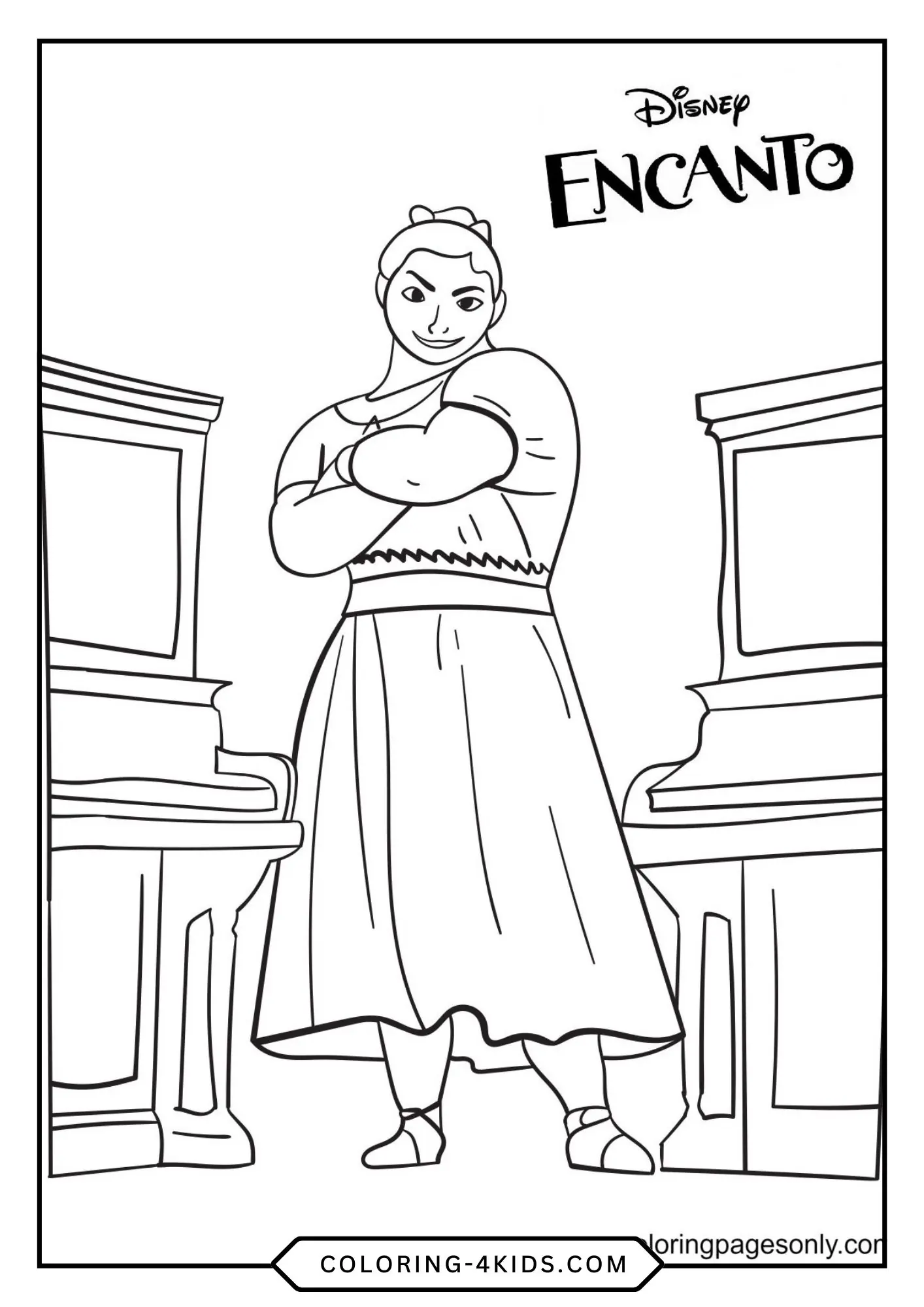 Encanto Coloring Pages coloring page for kids