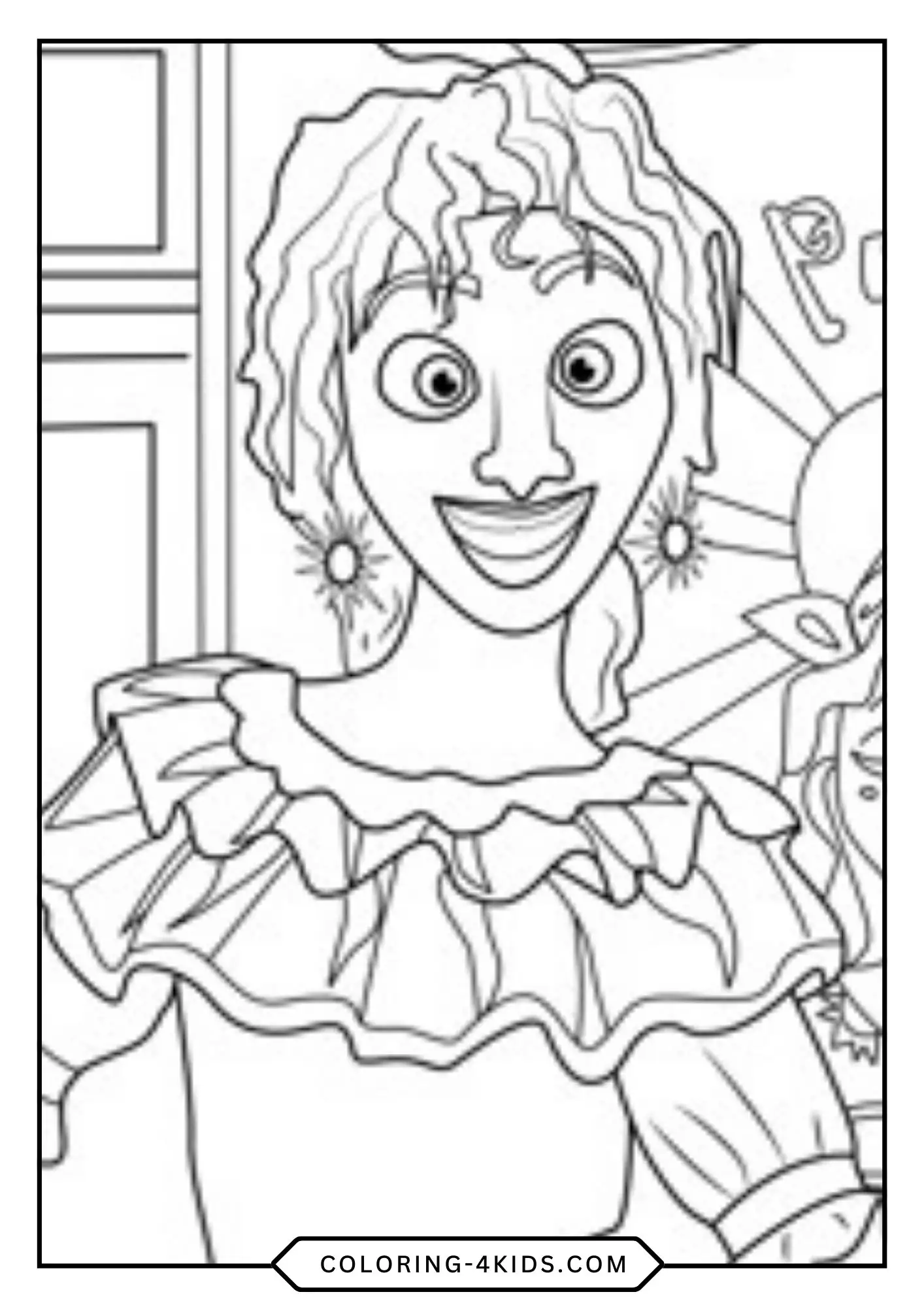 Free Encanto Coloring Pages coloring page for kids